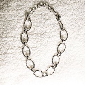 Lia Sophia Silver Chain Necklace 16"